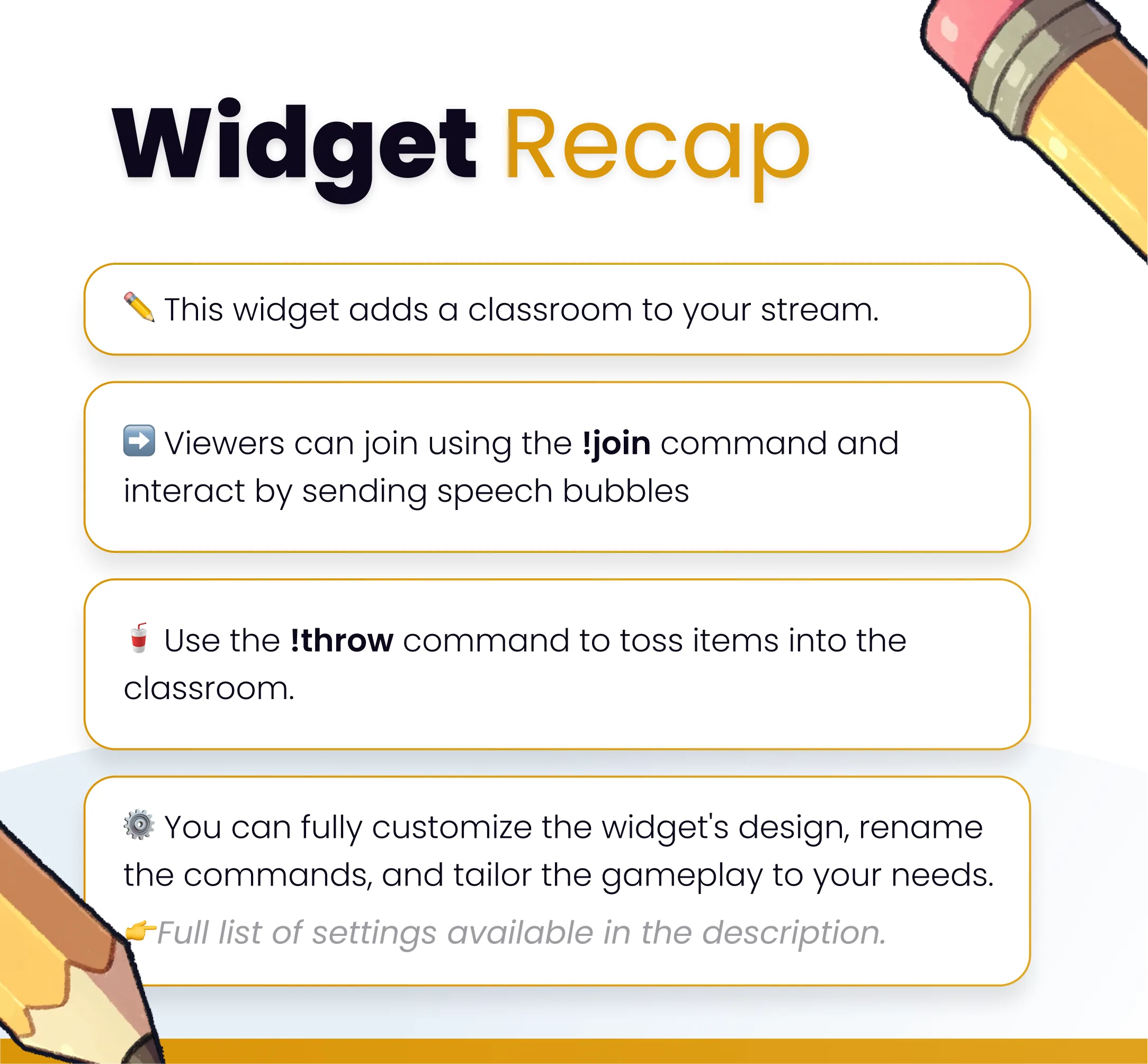 Widget Classroom