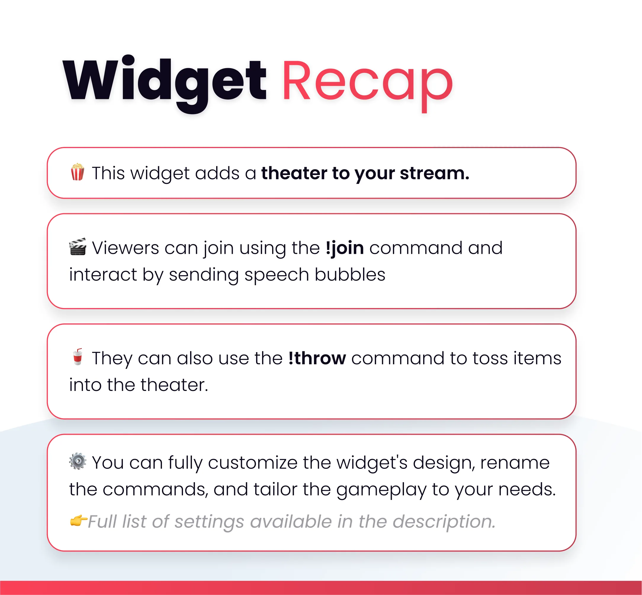 Widget Movie Theater