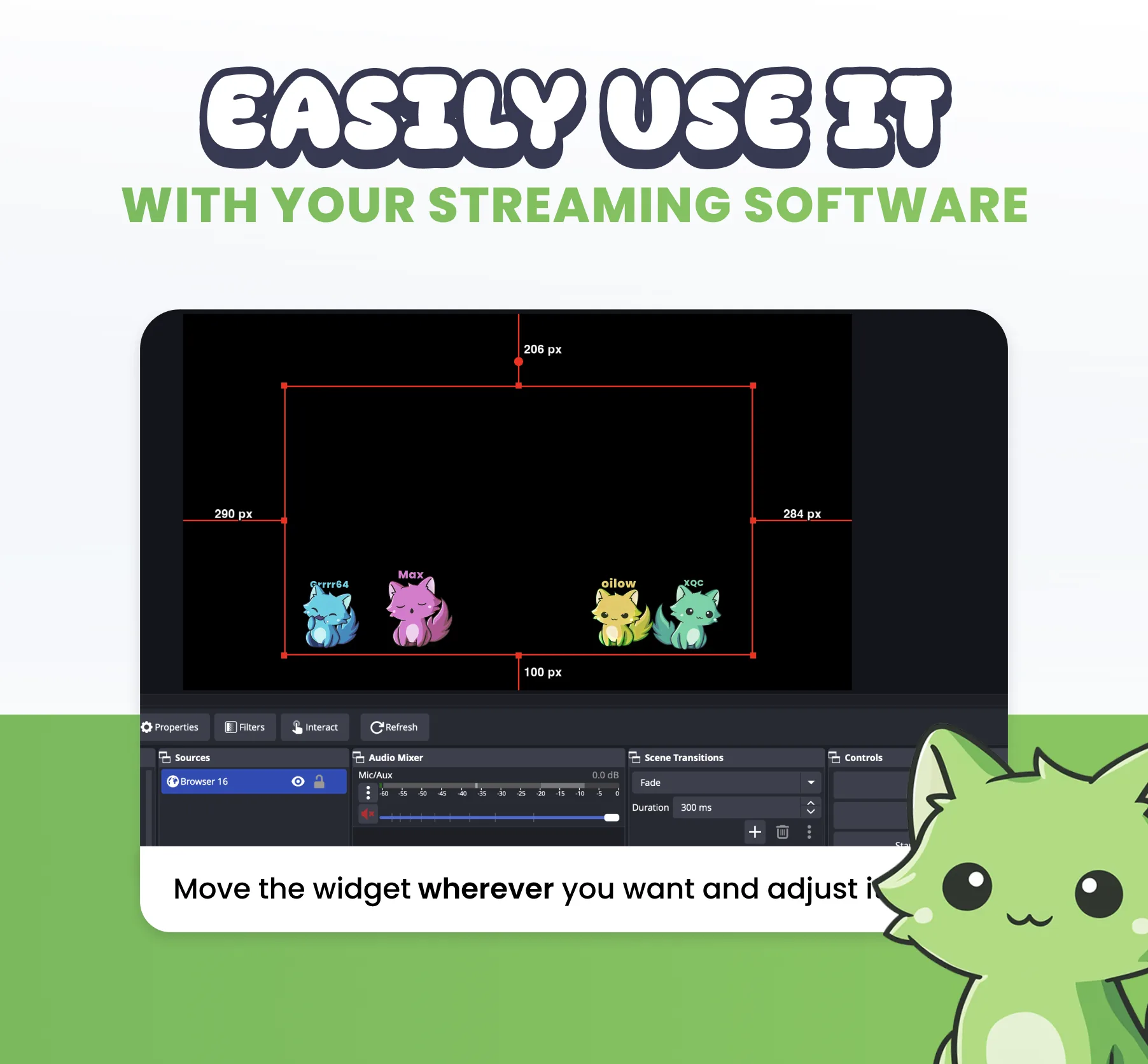 Foxes Community Widget