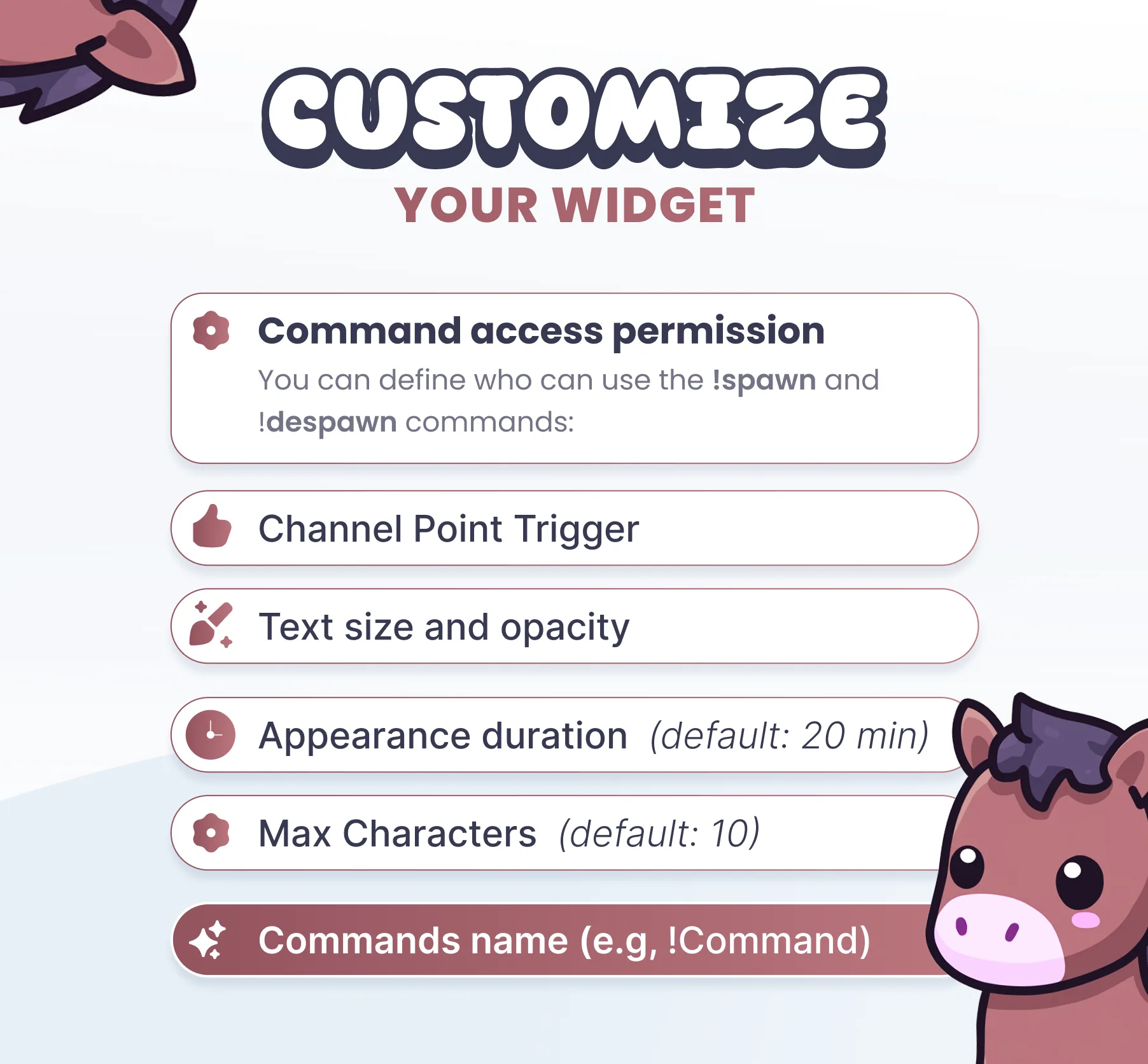 Horses Community Widget