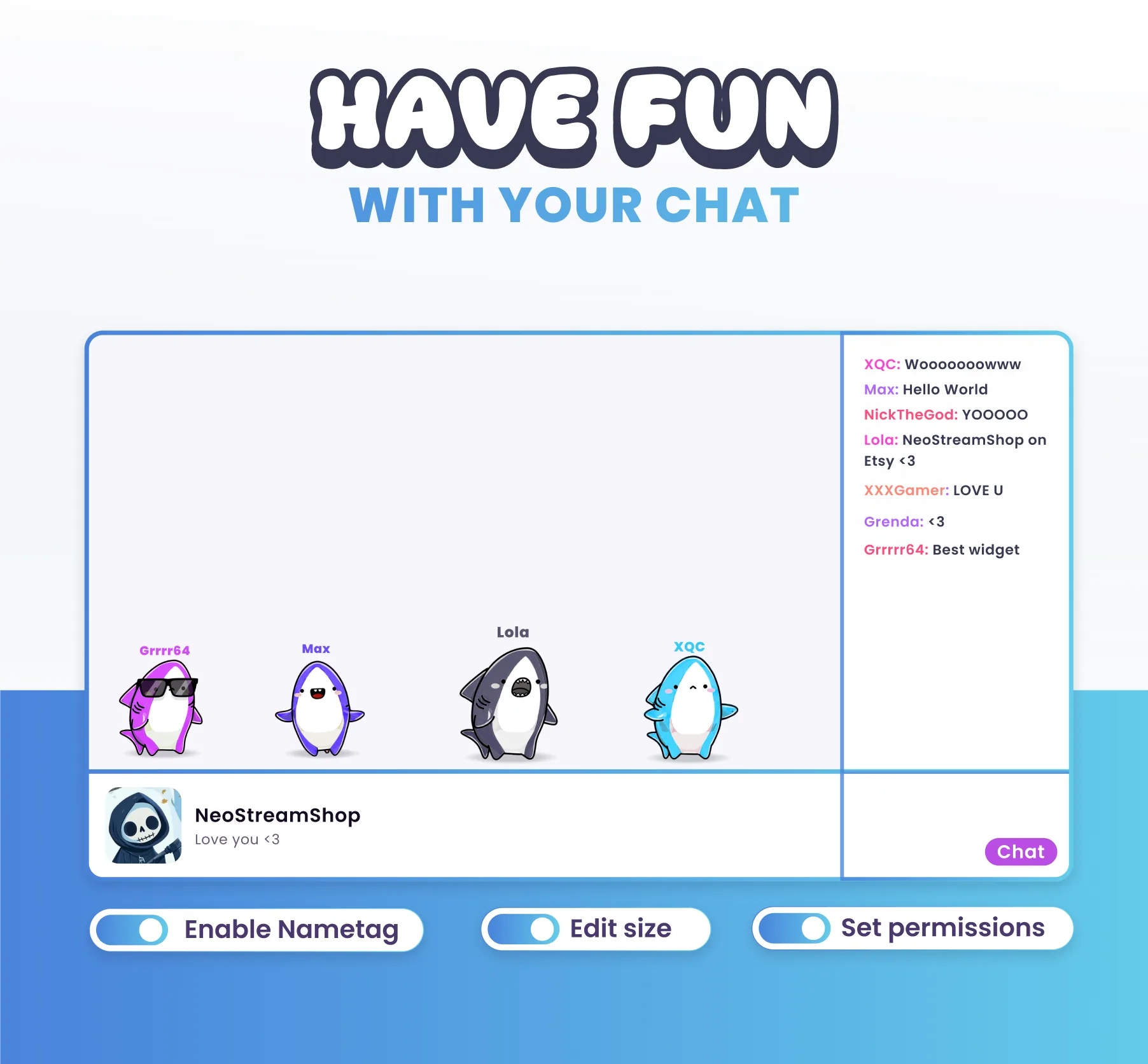 Sharks Community Widget
