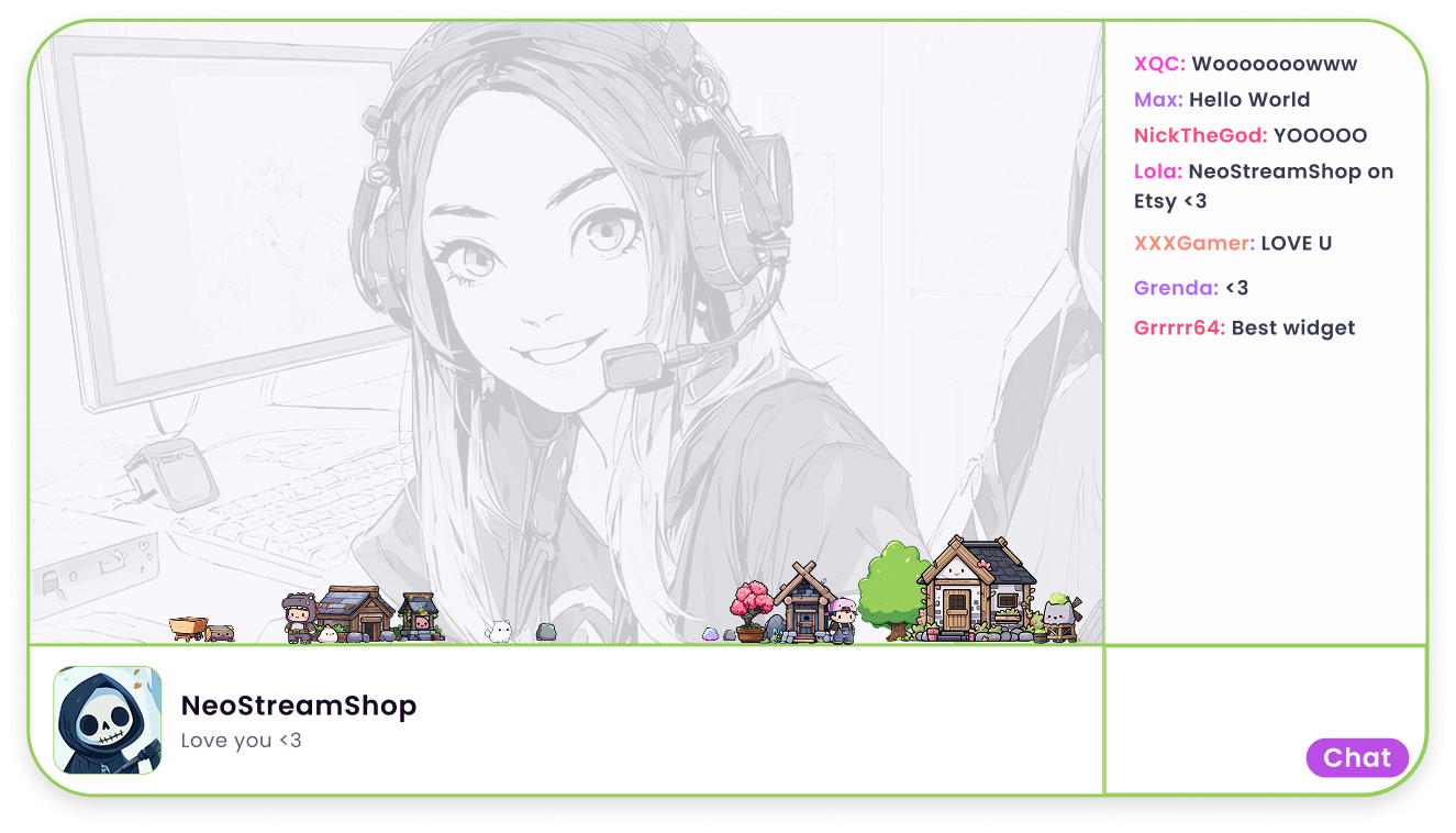 Stream Village Twitch Preview